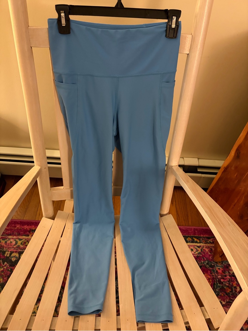 Old Navy High-Rise Power Soft Leggings with Side Pockets - Bright Blue - M Tall